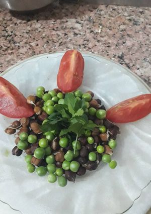 A picture of Peas Chana Chat.