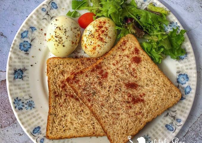 Resipi Roti Wholemeal Telur Rebus Oleh Salina Jalaludin Cookpad