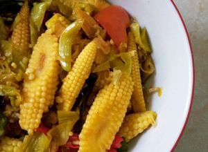 Foto resep Janten (jagung muda) saus Tiram