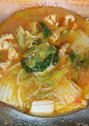 Foto resep Ring cumi sawi putih