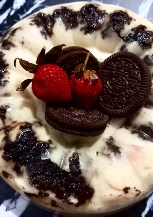Foto resep Puding oreo coklat