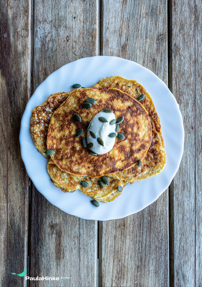 Una foto de Desayuno saludable: Tortitas de plátano para compartir 🍌💕