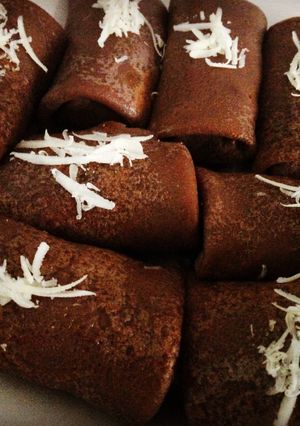 Foto resep Dadar gulung isi pisang coklat