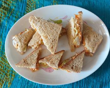 Without Fail Make Recipe Carrot and chicken cheese sandwiches  healthy and tasty Delicious