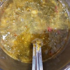 A picture of Daal palak.
