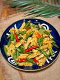 Tumis Tempe Buncis Bumbu Ungkep Ayam