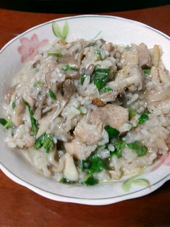 義式野菇燉飯 的食譜成品照片