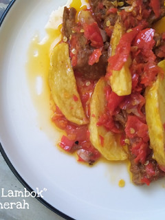 Foto resep "Dendeng Lambok" Cabe Merah
