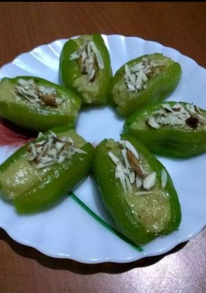 A picture of Parwal ki mithai.