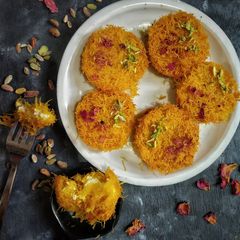 A picture of Cheesy kunafa.