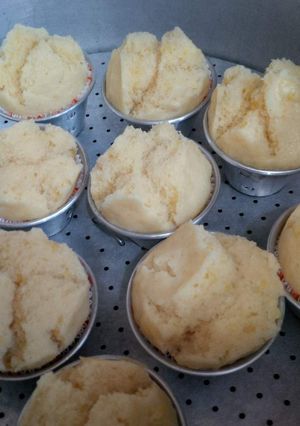 Foto resep Bolu ubi kukus(Kue mangkok ubi)