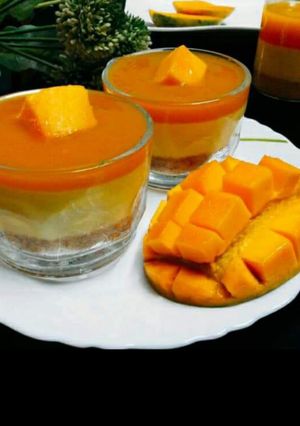 ম্যাংগো চিজ কেক (mango cheese cake recipe in Bengali) রেসিপির প্রধান ছবি