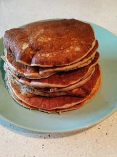 Una foto de Tortitas de avena y plátano