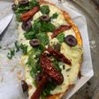 Pizza keto con base de pollo