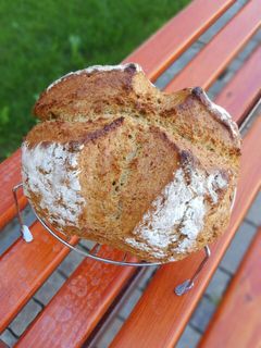 Ír szódás kenyér teljes kiőrlésű recept fotója