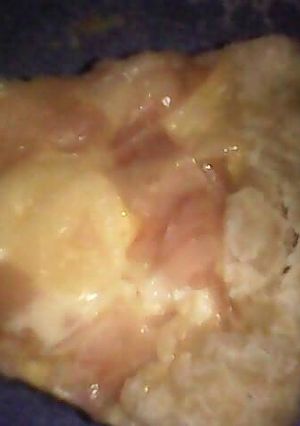 Una foto de Relleno de tarta: Jamón y queso!