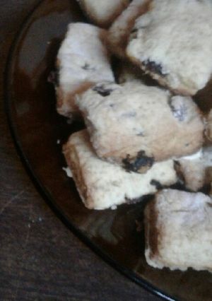Una foto de Galletas de banana y pasas de uva