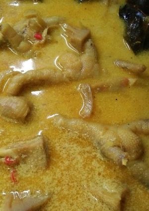 Foto resep Opor nangka ceker