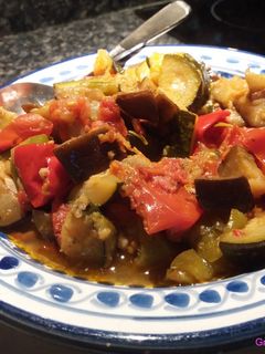 Une photo de Ratatouille au four