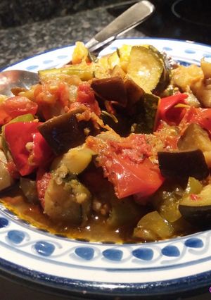 Une photo de Ratatouille au four