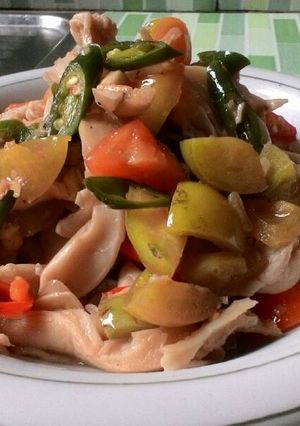 Foto resep Jamur teri lombok ijo