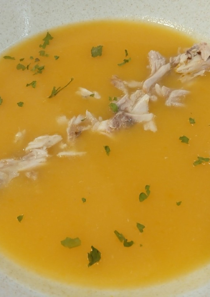 Una foto de Crema de verduras del cocido