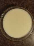 Crema tipo pudin de vainilla y coco