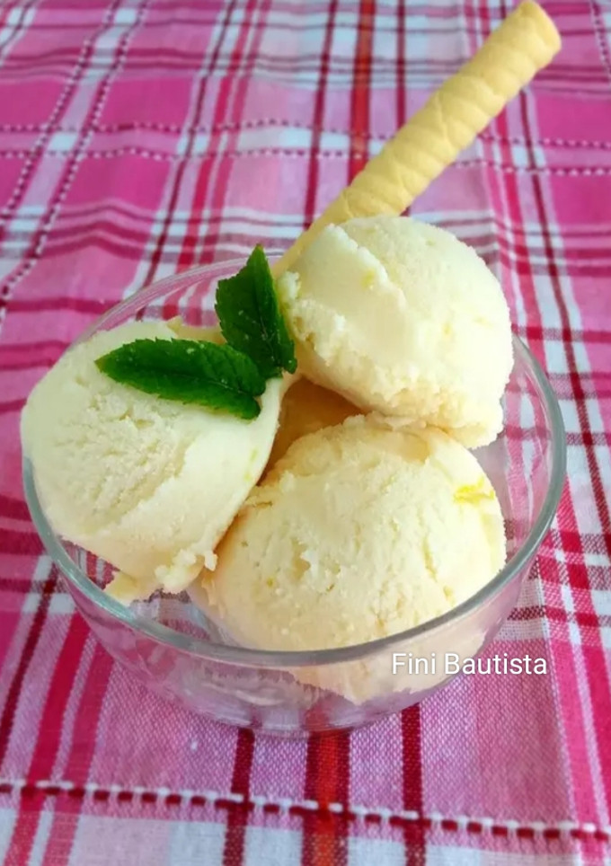 Una foto de Helado de limón
