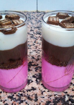صورة لوصفة كاسات المهلبية