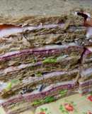 Sándwiches de miga vegetarianos y de los otros..