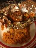 Mixiotes de pollo y nopales