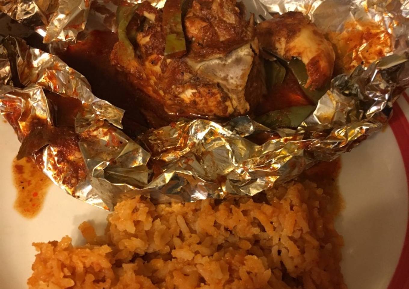 Mixiotes de pollo y nopales