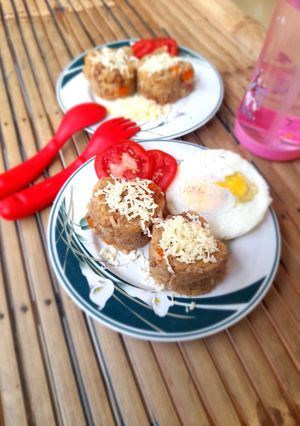Foto resep Nasi Kukus Enak Daging Sapi (Menu Anti GTM)