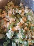 Ejotes con huevo