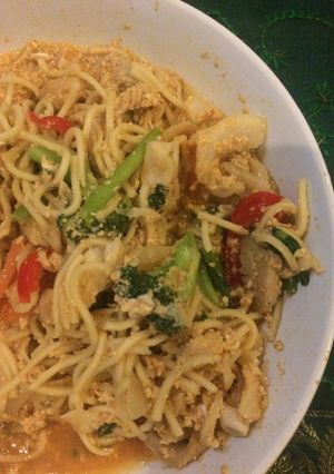 Foto resep Mie rebus pasta korea