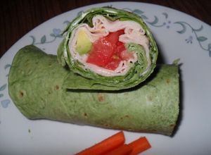 Una foto de Masa de para wraps de espinaca ¡sin harina!