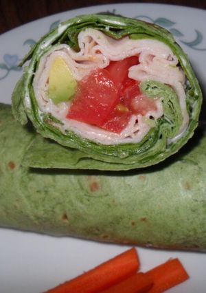 Una foto de Masa de para wraps de espinaca ¡sin harina!