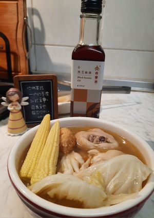 麻油雞火鍋 的食譜成品照片