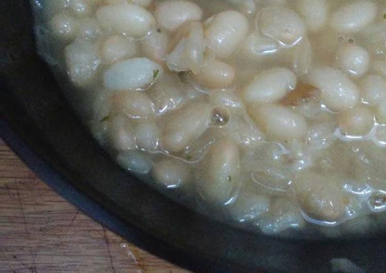 Alubias con pescado