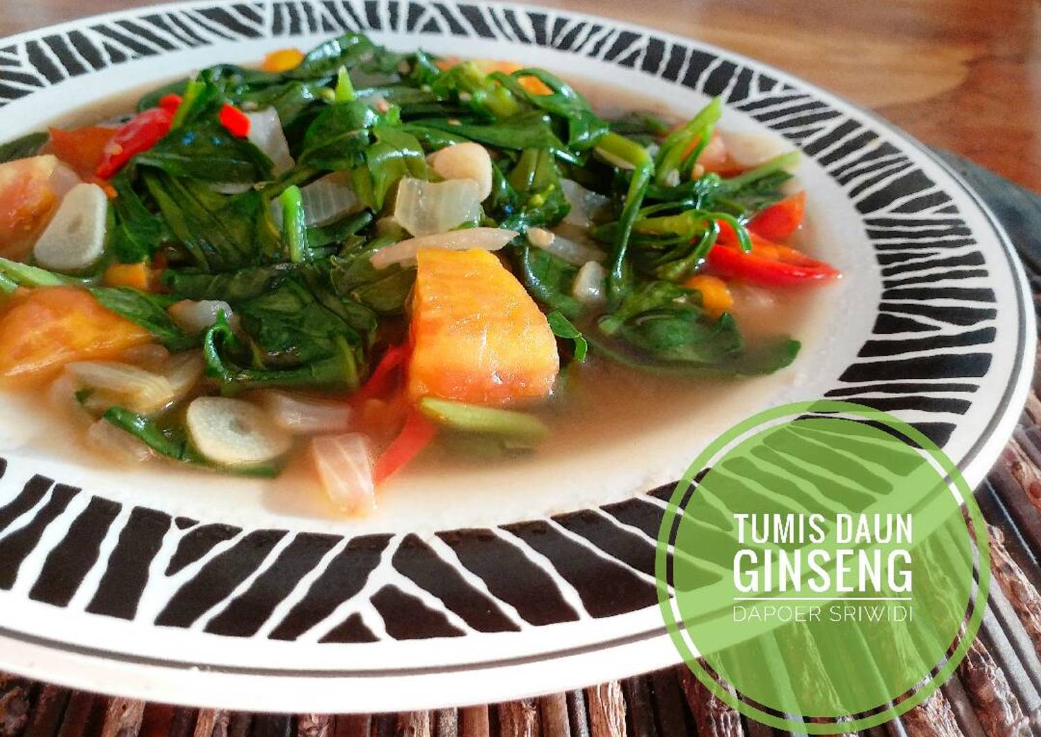 Resep Tumis daun ginseng oleh Dapoer sriwidi Cookpad