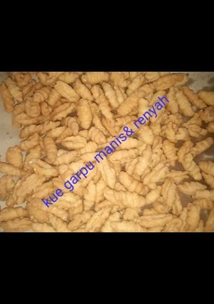 Foto resep Kue garpu manis renyah