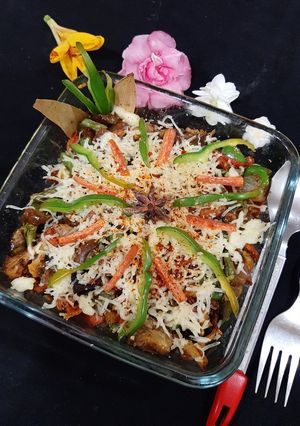 A picture of Veg and Rice Casserole.