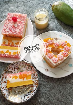 Foto resep Puding Mango Sago