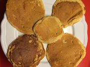 A picture of sweet potato pancakes