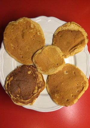 A picture of Extra moist pancakes.