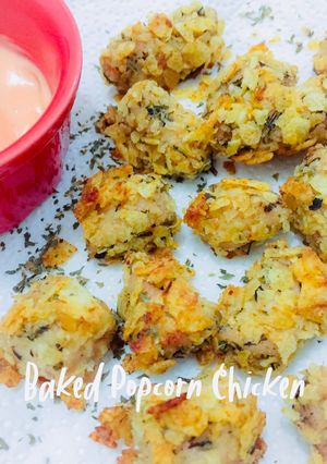 Foto resep Baked PopCorn Chicken