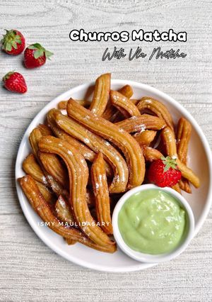 Foto resep Churros Matcha With Vla Matcha
