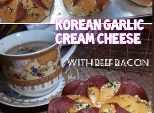 Foto resep Korean Garlic Cream Cheese With Beef Bacon