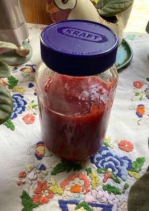 Una foto de Confitura de fresas