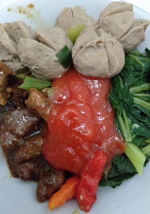 Foto resep Mie ayam bakso ala abang2